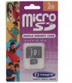 Karta Micro SD 2GB  + adapter SD iMRO
