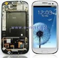 Ekran dotykowy + lcd Samsung i9300 S3 biay