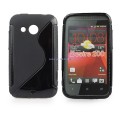 Pokrowiec BACK CASE LUX HTC DESIRE 200 czarny 