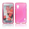 Pokrowiec BACK CASE LUX LG L5 wzr S rowy