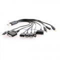 Kabel USB z kocwkami 10w1