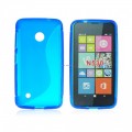 Pokrowiec BACK CASE LUX NOKIA 530 wzr S niebieski