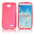 Pokrowiec BACK CASE LUX LG F60 czerwony