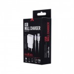 ad sieciowa  USB  2,1A + kabel Typ C   MAXLIFE