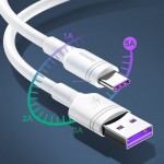 KABEL BASEUS 5A QC3.0 1M BIA�Y