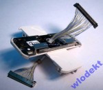 Ta�ma g��wna z zawiasem NOKIA 3250 ORYGINALNA bia�