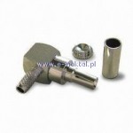 Wtyk CRC9 HUAWEI do anteny zaciskany na kabel 