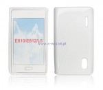 Pokrowiec BACK CASE LUX LG L5 wzr S biay