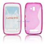 Pokrowiec BACK CASE LUX NOKIA 610 wz�r S r�owy