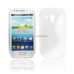 Pokrowiec BACK CASE LUX SAMSUNG i8190 wz�r S trans