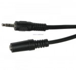 Kabel wtyk JACK 3,5mm - gniazdo JACK 3,5mm 1,8m pr