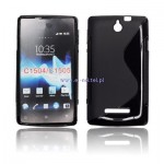 Pokrowiec BACK CASE LUX SONY XPERIA E, C1505 czarn