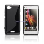 Pokrowiec BACK CASE LUX XPERIA L S36H wzr S cza