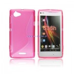 Pokrowiec BACK CASE LUX XPERIA L S36H wz�r S r�