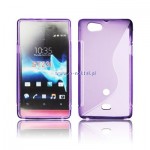 Pokrowiec BACK CASE LUX SONY MIRO ST23i wz�r S fio