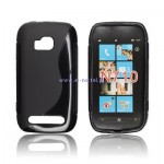 Pokrowiec BACK CASE LUX NOKIA 710 wz�r S czarny