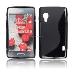 Pokrowiec BACK CASE LUX LG L3 II wzr S czarny