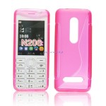 Pokrowiec BACK CASE LUX NOKIA 206 wz�r S r�owy
