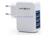 Adapter sieciowy 4 USB 3,1A 