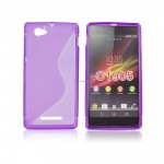 Pokrowiec BACK CASE LUX SONY XPERIA M, C1905 fiole