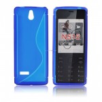 Pokrowiec BACK CASE LUX NOKIA 515 niebieski