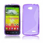 Pokrowiec BACK CASE LUX LG L70 L65 fioltowy
