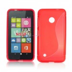 Pokrowiec BACK CASE LUX NOKIA 530 wzr S czerwony