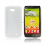 Pokrowiec BACK CASE LUX LG F70 bia�y