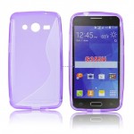 Pokrowiec BACK CASE LUX SAMSUNG G355h Core2 fiolet